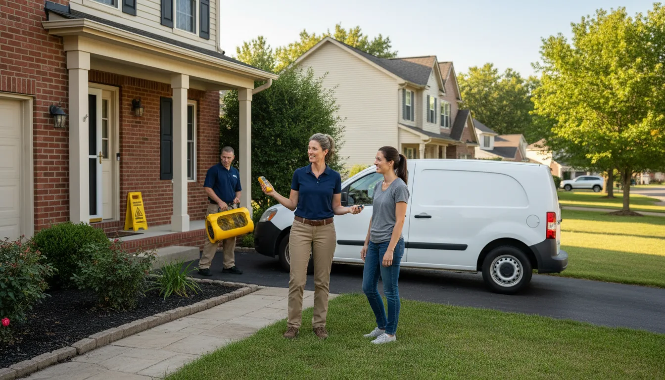 Water restoration image for Home Water Damage Repair in Clute, TX